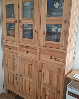 Vetrina, credenza pino