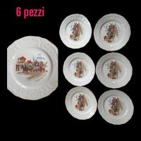 Laveno porcellana da collezione set 6 pezzi