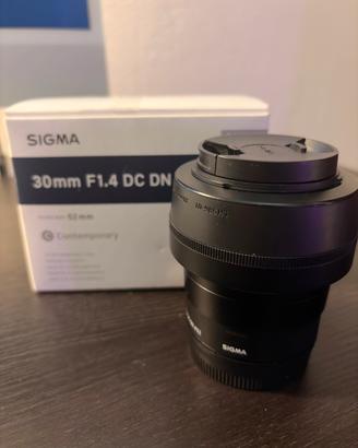 🔥 Sigma 30mm F1.4 DC DN Sony E – Come nuovo 🔥