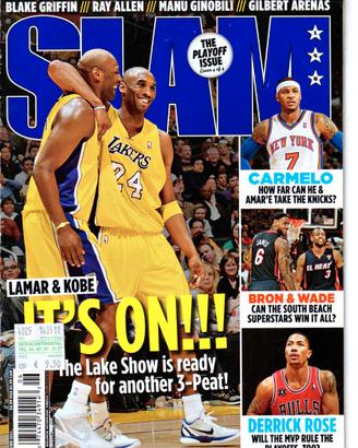 NBA SLAM: kobe bryant lakers basket