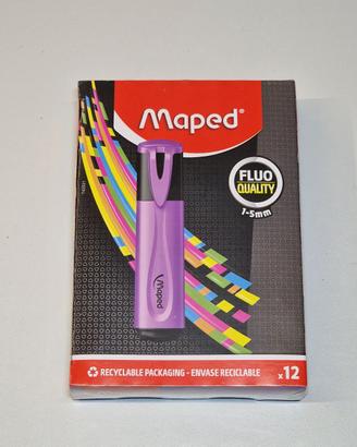 12x Evidenziatori Viola