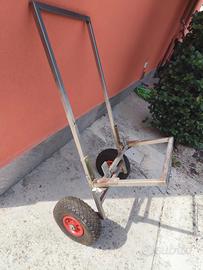 carrello per panchetto da  pesca