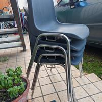 sedie in plastica da esterno o interno 