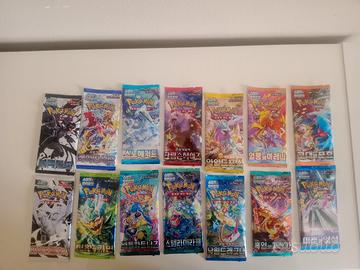 lotto carte Pokémon sealed