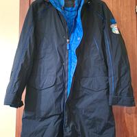 giaccone e gilet double face  blu