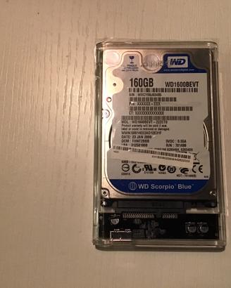 Hard disk esterno 160 gb