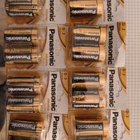 Lotto 16 Pile Panasonic D Alcaline