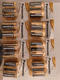 Lotto 16 Pile Panasonic D Alcaline