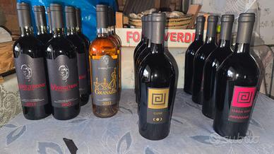 varie bottiglie di vino per esaurimento stock