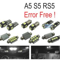 KIT 16 LAMPADE LED INTERNE PER AUDI A5 S5 RS5 B8 0