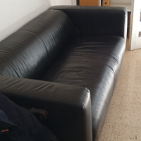 Divano ikea klippan pelle nero
