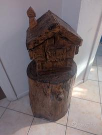 Scultura in legno artigianale