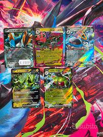 Set 5 carte pokemon EX giapponesi