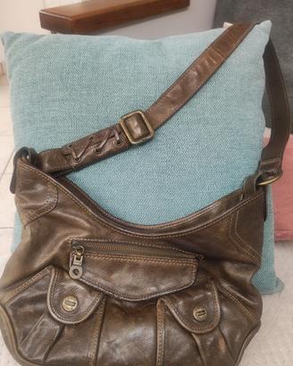 Borsa cuoio Marrone 