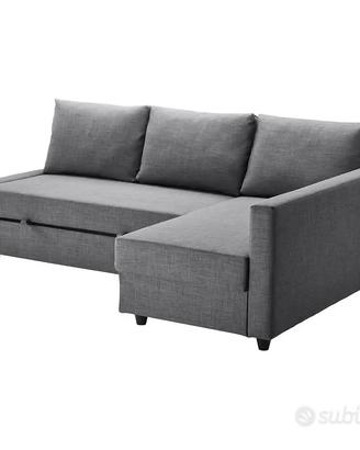 Divano letto ad angolo, usato pochissimo