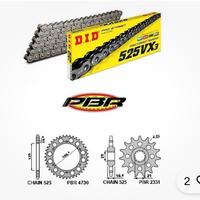 Kit catena corona e pignone - Benelli Trk