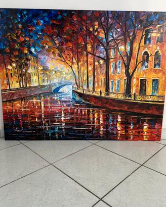 Un quadro ad olio su tela, 110 × 87