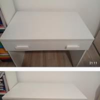  Scrivania in legno bianco