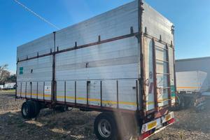 Rimorchio Zorzi nano 2 assi con sponde bilaterale