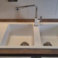 Lavello cucina fragranite bianco FRANKE e rubinett