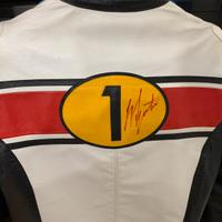 Giubbotto Dainese ago pelle canguro firmato