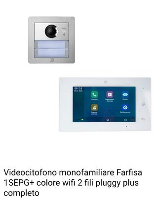 FARFISA kit videocitofonico connesso WIFI