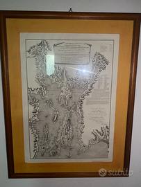 cartina vintage cornice