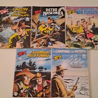 lotto 5 fumetti tex 