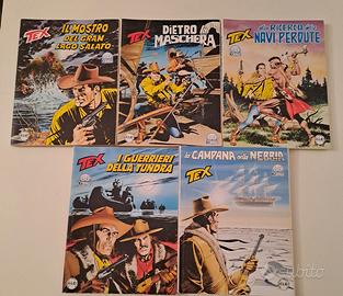 lotto 5 fumetti tex 