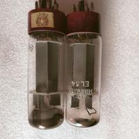 Coppia valvole el34 xf4 doppio DD  getter