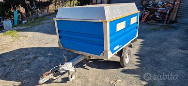 Rimorchio Ellebi trasporto cani