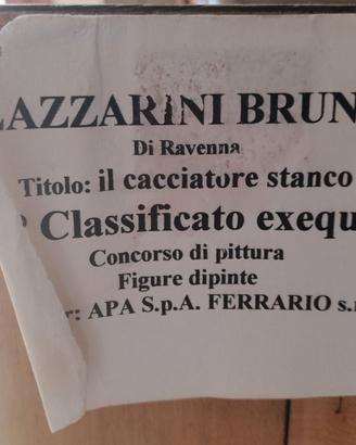 Dipinto del pittore Bruno Lazzarini