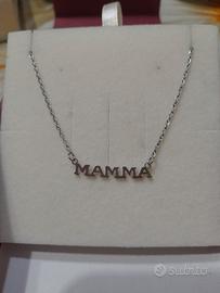 collana Mamma acciaio 