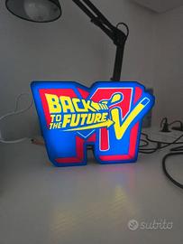 Lampada LED MTV Back to the Future retrò