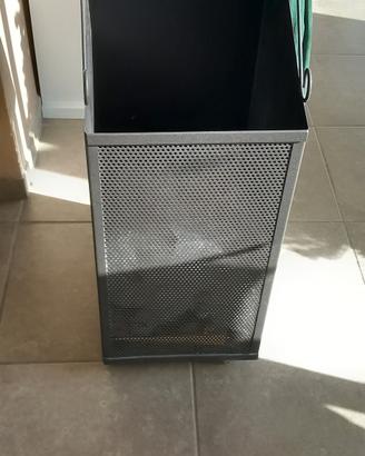 carrello porta legna  completo di rotelle in ferro