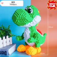 LS6010 Puzzle 3d Simil lego Super Mario Yoshi
