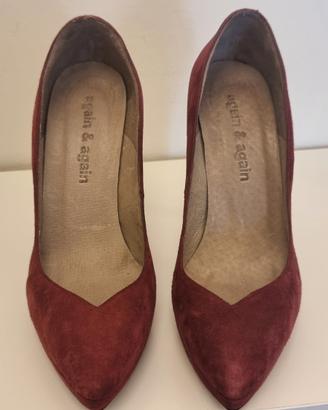 decollette burgundy