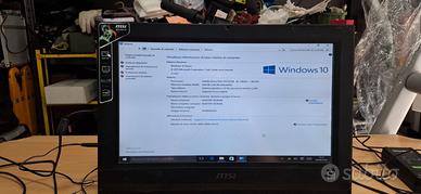 MSI All in one - Monitor and pc - 19" - 4gb RAM