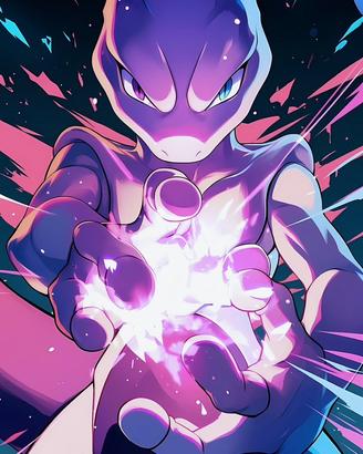 🇯🇵 🇬🇧Carte Pokemon Mewtwo 💜
