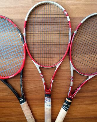 3 Racchette da tennis