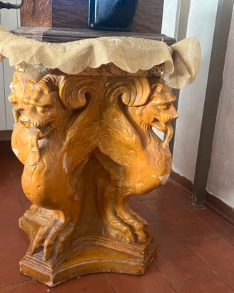 Piedistallo colonna terracotta