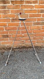LAMPADARIO IN ACCIAIO 