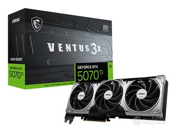 Scheda MSI GeForce RTX 5070 Ti Ventus 3x OC 16GB