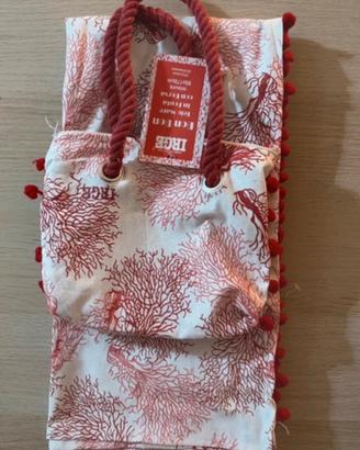 Borsa mare+ telo fouta 100% cotone