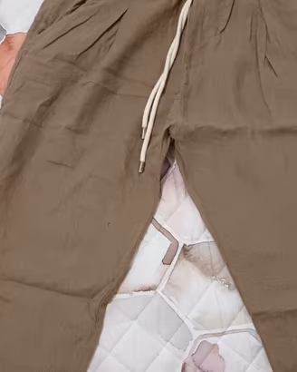 Pantaloni misto lino