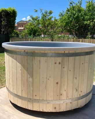 Tinozza Finlandese Esterno 2-6 Persone Hot Tub