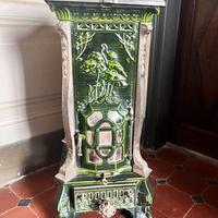 Stufa  liberty di Deville & Cie ghisa smaltata