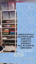 Scaffale ikea elvarli 