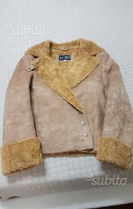 Giacca con pelliccia sintetica armani jeans