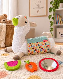 Fisher-Price Grow-with-Me Tummy Time Llama